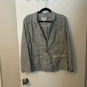 Caslon petite XL 100% linen blazer